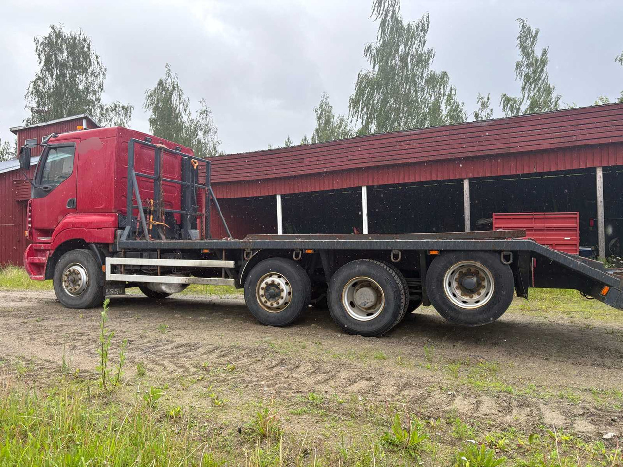 Автовоз камион Machine transporter Sisu E12M 11.9: снимка 8
