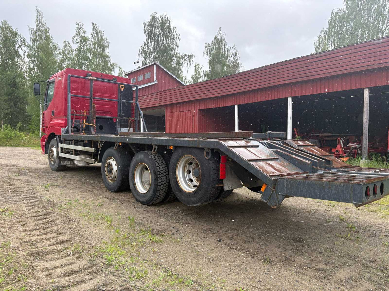 Автовоз камион Machine transporter Sisu E12M 11.9: снимка 20
