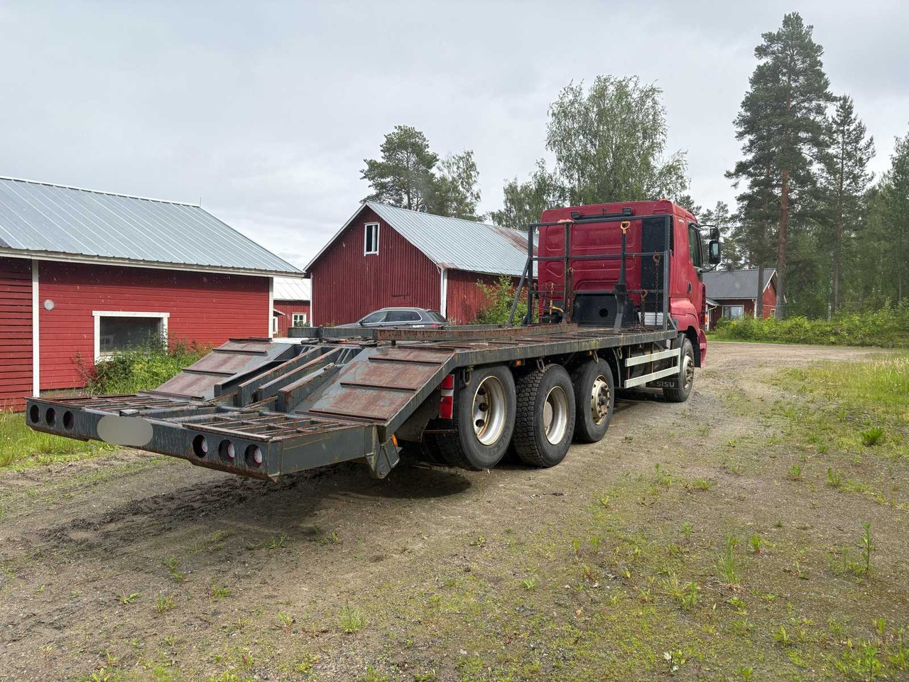 Автовоз камион Machine transporter Sisu E12M 11.9: снимка 6