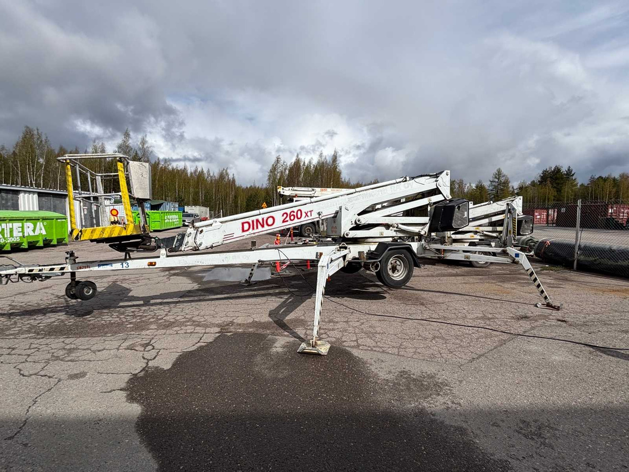 Trailer boom lift Dino 260XT - Вишка на ремарке: снимка 1 Trailer boom lift Dino 260XT - Вишка на ремарке: снимка 1