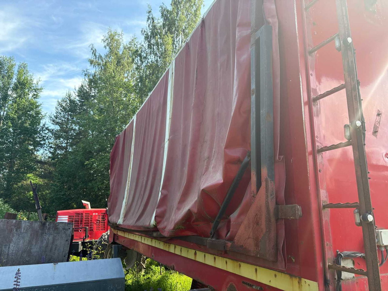 Wood chip container 46m³ - Брезентова каросерия: снимка 4 Wood chip container 46m³ - Брезентова каросерия: снимка 4