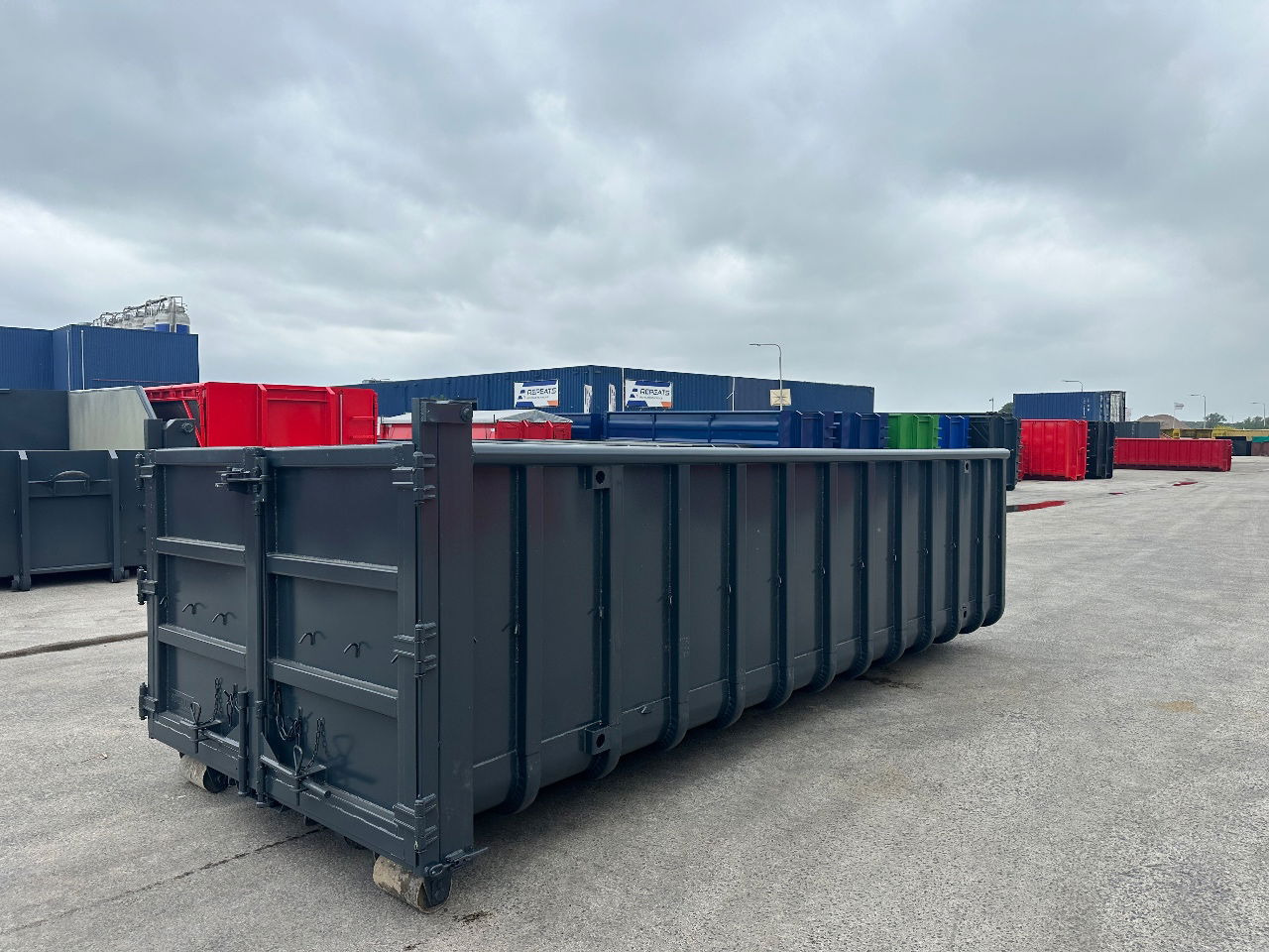Sidalco 20 m3 Franse deur klep combinatie - Мултилифт контейнер: снимка 2 Sidalco 20 m3 Franse deur klep combinatie - Мултилифт контейнер: снимка 2