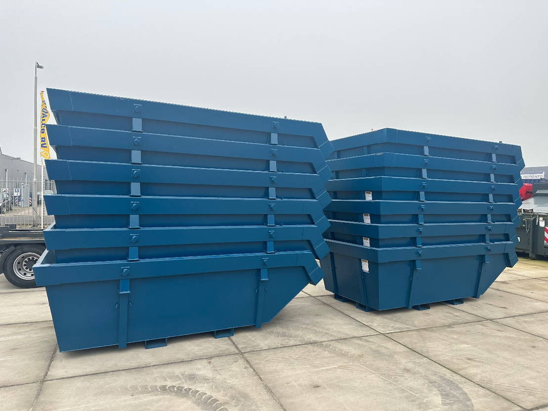 Sidalco 6m3 met heftruck lepel kokers - Контейнер за строителни отпадъци: снимка 2 Sidalco 6m3 met heftruck lepel kokers - Контейнер за строителни отпадъци: снимка 2