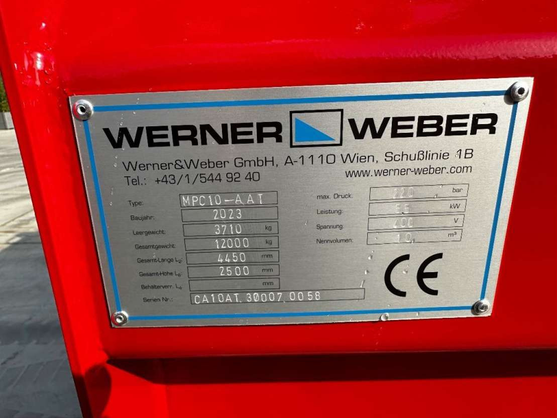 Werner & Weber MPC 10 - Каросерия за боклукчийски камион: снимка 4 Werner & Weber MPC 10 - Каросерия за боклукчийски камион: снимка 4