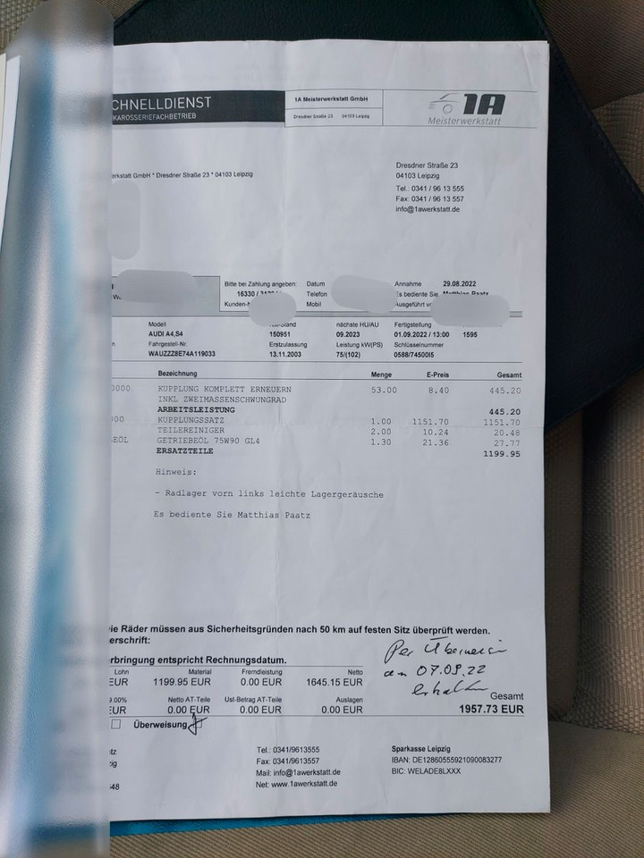 Audi A4 1.6 Limousine Klima Sitzheiz. PDC AHK - Седан: снимка 3 Audi A4 1.6 Limousine Klima Sitzheiz. PDC AHK - Седан: снимка 3