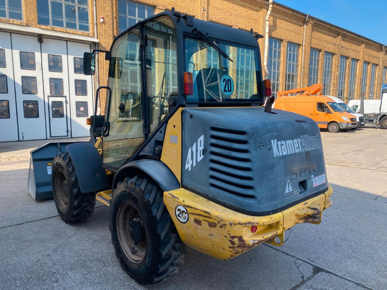 Kramer KRAMER 418 INKL. SCHAUFEL - Колесен товарач: снимка 4 Kramer KRAMER 418 INKL. SCHAUFEL - Колесен товарач: снимка 4