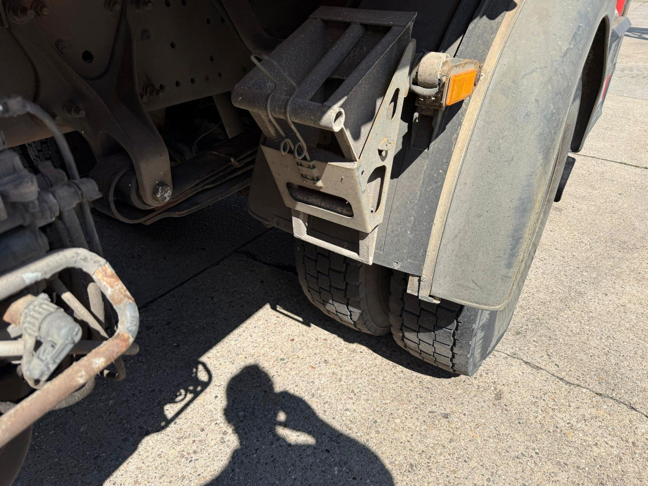 Самосвал камион, Камион с кран Mercedes-Benz ATEGO 1828 4X4 MEILER + HIAB KRAN 144 FS-3: снимка 19