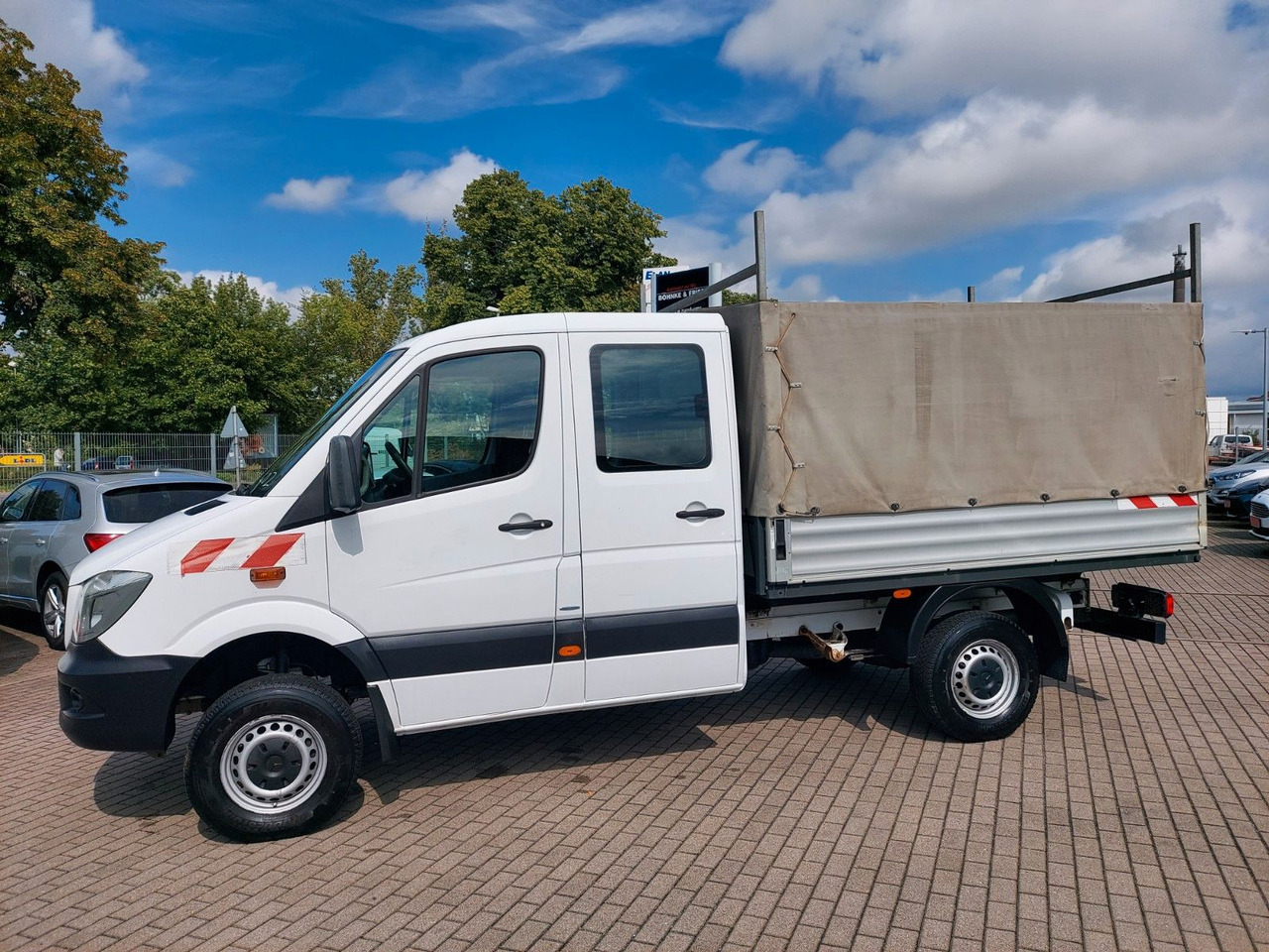 Брезентов бус, Бус с двойна кабина Mercedes-Benz Sprinter II Pritsche DoKa 316 4X4 Klima Standhei: снимка 10