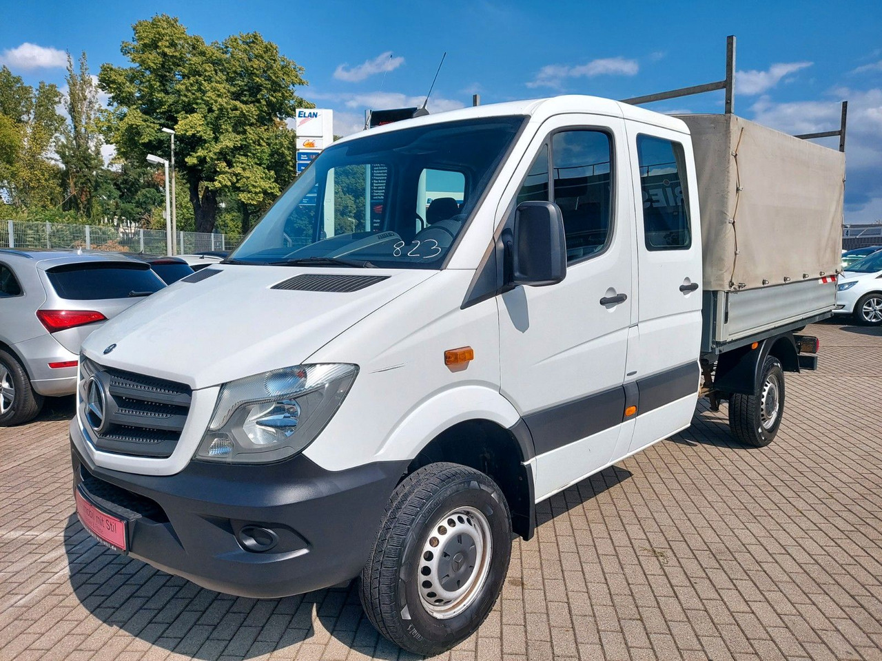 Mercedes-Benz Sprinter II Pritsche/DoKa 316 CDI 4X4 KLIMA - Брезентов бус, Бус с двойна кабина: снимка 4 Mercedes-Benz Sprinter II Pritsche/DoKa 316 CDI 4X4 KLIMA - Брезентов бус, Бус с двойна кабина: снимка 4