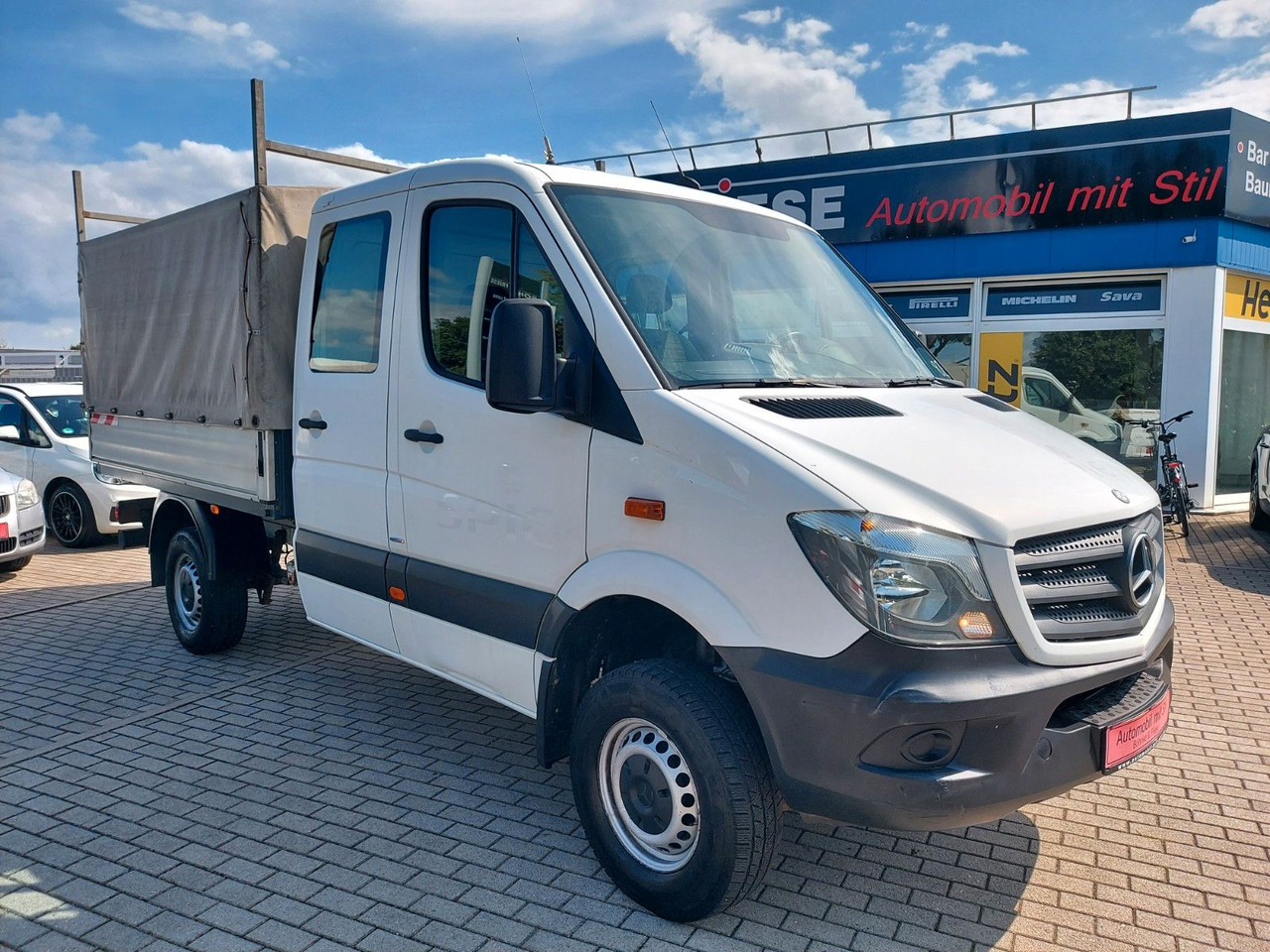 Mercedes-Benz Sprinter II Pritsche/DoKa 316 CDI 4X4 KLIMA - Брезентов бус, Бус с двойна кабина: снимка 1 Mercedes-Benz Sprinter II Pritsche/DoKa 316 CDI 4X4 KLIMA - Брезентов бус, Бус с двойна кабина: снимка 1