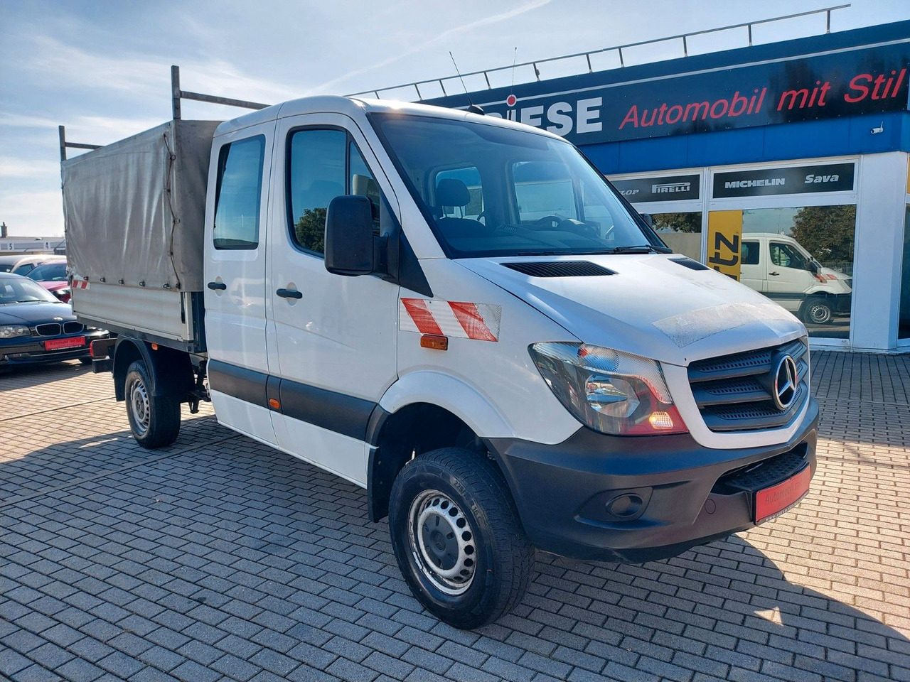 Mercedes-Benz Sprinter II Pritsche DoKa 316 CDI 4X4 Klima - Брезентов бус, Бус с двойна кабина: снимка 1 Mercedes-Benz Sprinter II Pritsche DoKa 316 CDI 4X4 Klima - Брезентов бус, Бус с двойна кабина: снимка 1