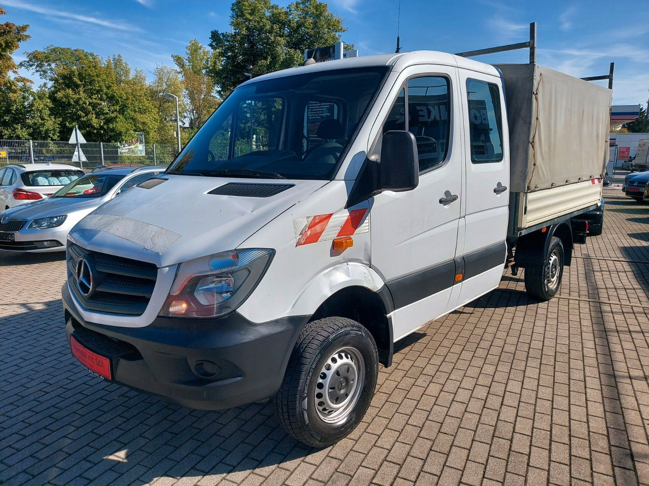 Mercedes-Benz Sprinter II Pritsche DoKa 316 CDI 4X4 Klima - Брезентов бус, Бус с двойна кабина: снимка 4 Mercedes-Benz Sprinter II Pritsche DoKa 316 CDI 4X4 Klima - Брезентов бус, Бус с двойна кабина: снимка 4