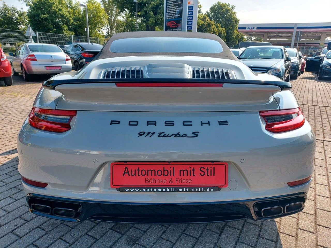 Лек автомобил Porsche 911 Turbo S Cabriolet ACC Bose Sitzlüft Garantie: снимка 12