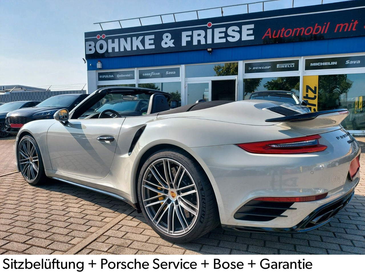 Porsche 911 Turbo S Cabriolet ACC Bose Sitzlüft Garantie - Лек автомобил: снимка 1 Porsche 911 Turbo S Cabriolet ACC Bose Sitzlüft Garantie - Лек автомобил: снимка 1