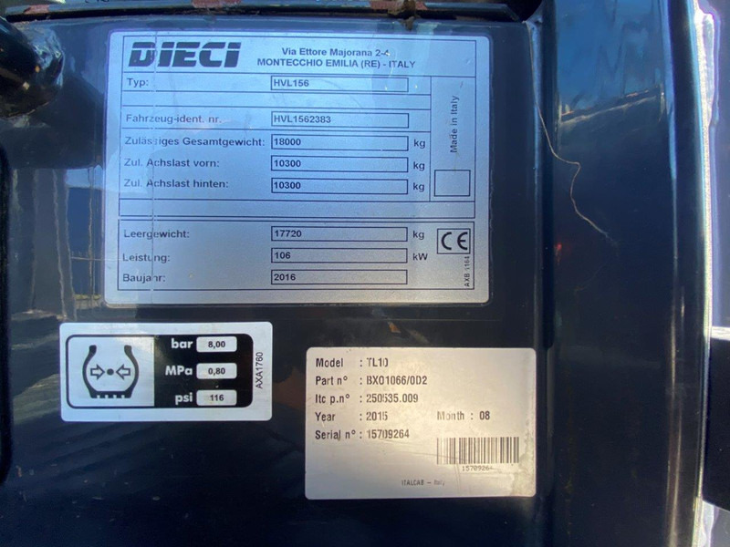 Телескопичен товарач Dieci 40.25 roto full option NVT: снимка 12