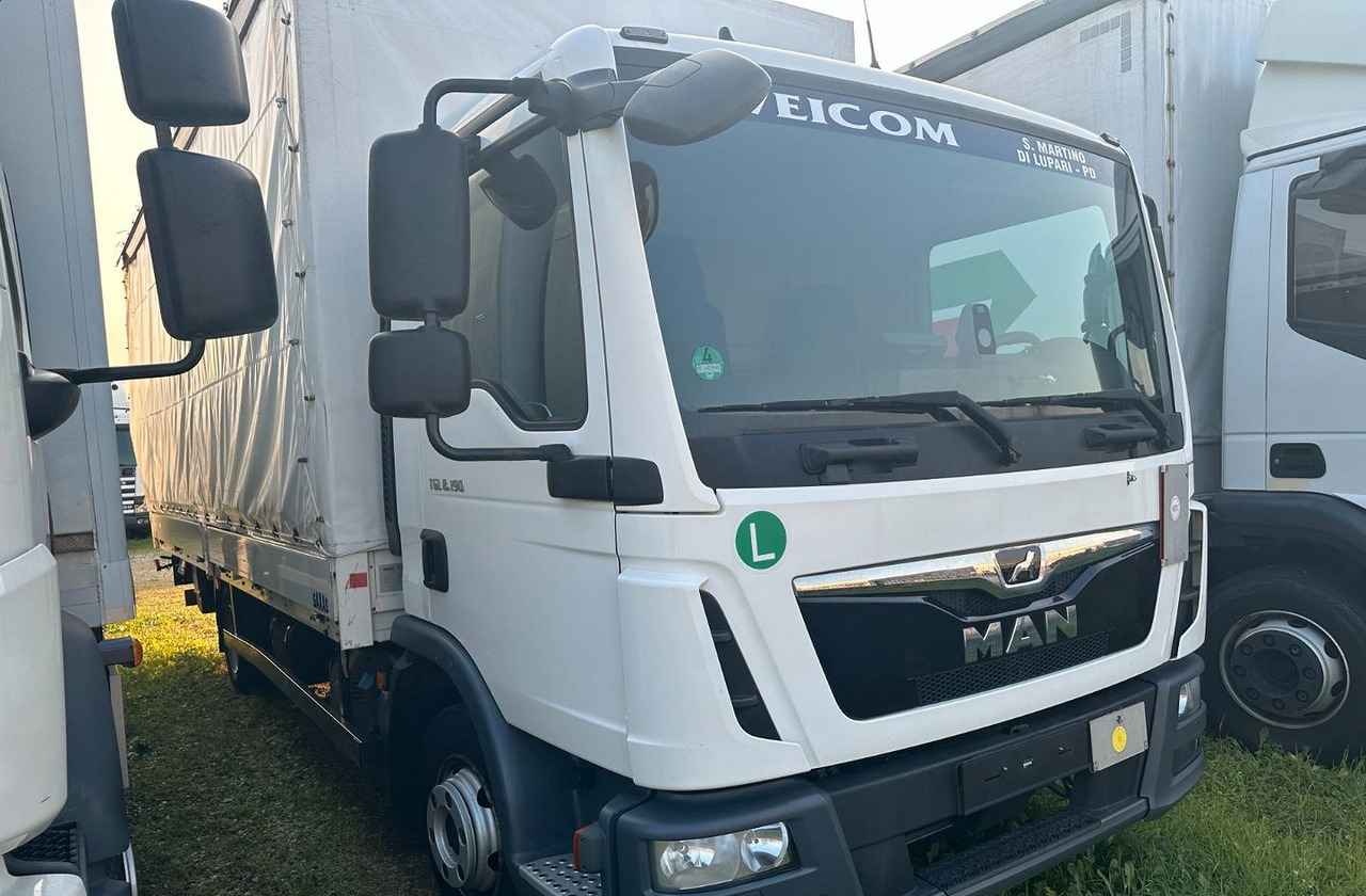 Man tgl 8.190 centina teli scorrevoli euro 6 - Камион с брезент: снимка 2 Man tgl 8.190 centina teli scorrevoli euro 6 - Камион с брезент: снимка 2