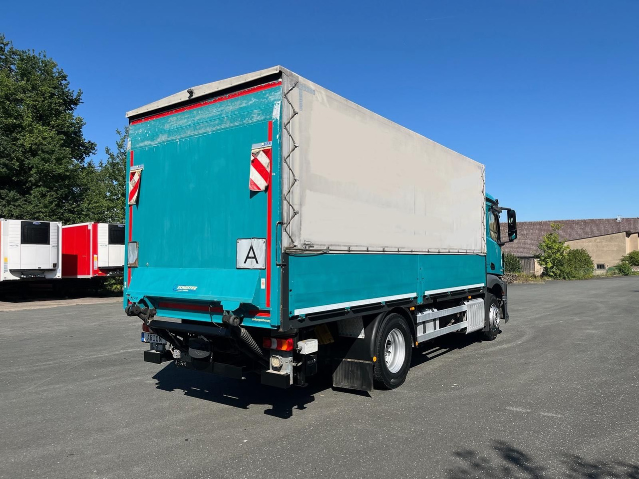 Mercedes-Benz Antos 2 1836 4x2 Pritsche+Plane/LBW/BÄR/AC/EU6 - Камион с брезент: снимка 4 Mercedes-Benz Antos 2 1836 4x2 Pritsche+Plane/LBW/BÄR/AC/EU6 - Камион с брезент: снимка 4