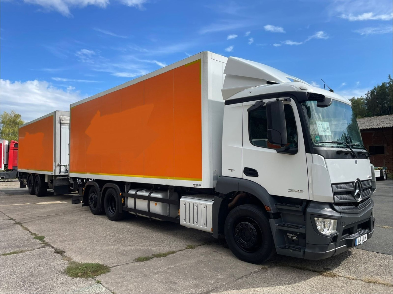 Mercedes-Benz Antos 2543 6x2 Kühlkoffer/CARRIER/KERSCHER/NLA - Рефрижератор камион: снимка 1 Mercedes-Benz Antos 2543 6x2 Kühlkoffer/CARRIER/KERSCHER/NLA - Рефрижератор камион: снимка 1