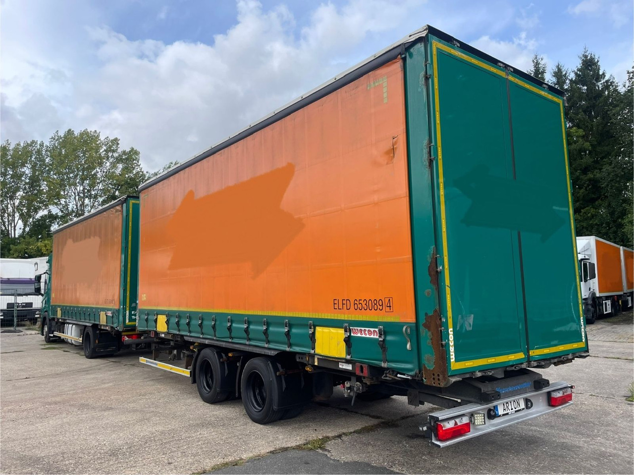 Scania G450 Pritsche+Plane/ANHÄNGER/KOTSCHENREUTHER - Камион с брезент: снимка 3 Scania G450 Pritsche+Plane/ANHÄNGER/KOTSCHENREUTHER - Камион с брезент: снимка 3