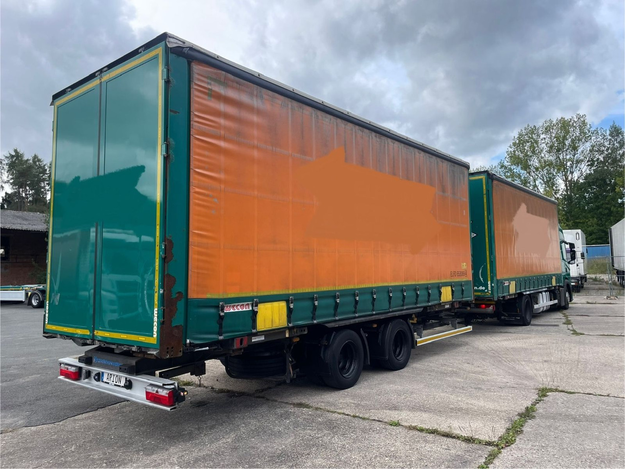 Scania G450 Pritsche+Plane/ANHÄNGER/KOTSCHENREUTHER - Камион с брезент: снимка 4 Scania G450 Pritsche+Plane/ANHÄNGER/KOTSCHENREUTHER - Камион с брезент: снимка 4