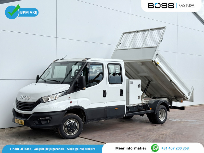 Iveco Daily 35C16 3.0 Dubbele Cabine Kipper Dubbellucht Airco Navigatie 3.5t Trekhaak Tipper Benne - Бус самосвал, Бус с двойна кабина: снимка 1 Iveco Daily 35C16 3.0 Dubbele Cabine Kipper Dubbellucht Airco Navigatie 3.5t Trekhaak Tipper Benne - Бус самосвал, Бус с двойна кабина: снимка 1