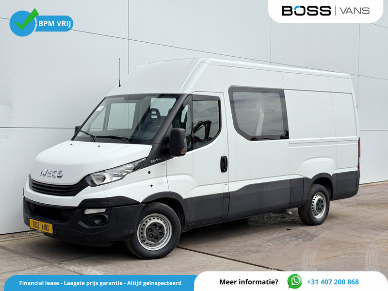Iveco Daily 35S14 2.3 L2H2 Dubbele Cabine 7 Stoelen Airco Cruise Control Trekhaak 3.5t Lucht geveerde stoel - Товарен бус, Бус с двойна кабина: снимка 1 Iveco Daily 35S14 2.3 L2H2 Dubbele Cabine 7 Stoelen Airco Cruise Control Trekhaak 3.5t Lucht geveerde stoel - Товарен бус, Бус с двойна кабина: снимка 1