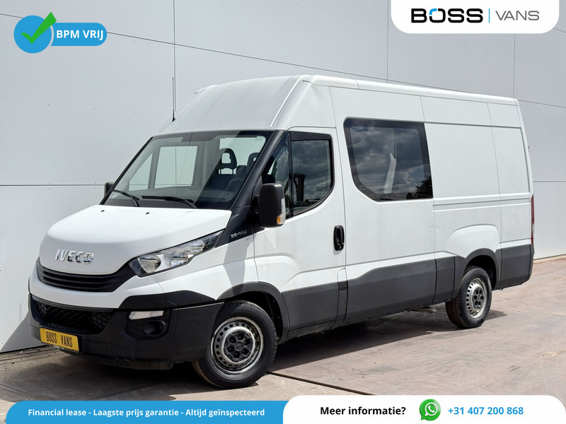 Iveco Daily 35S14 2.3 L2H2 Dubbele Cabine 7 Stoelen Airco Cruise Control Trekhaak 3.5t Lucht geveerde stoel - Товарен бус, Бус с двойна кабина: снимка 1 Iveco Daily 35S14 2.3 L2H2 Dubbele Cabine 7 Stoelen Airco Cruise Control Trekhaak 3.5t Lucht geveerde stoel - Товарен бус, Бус с двойна кабина: снимка 1