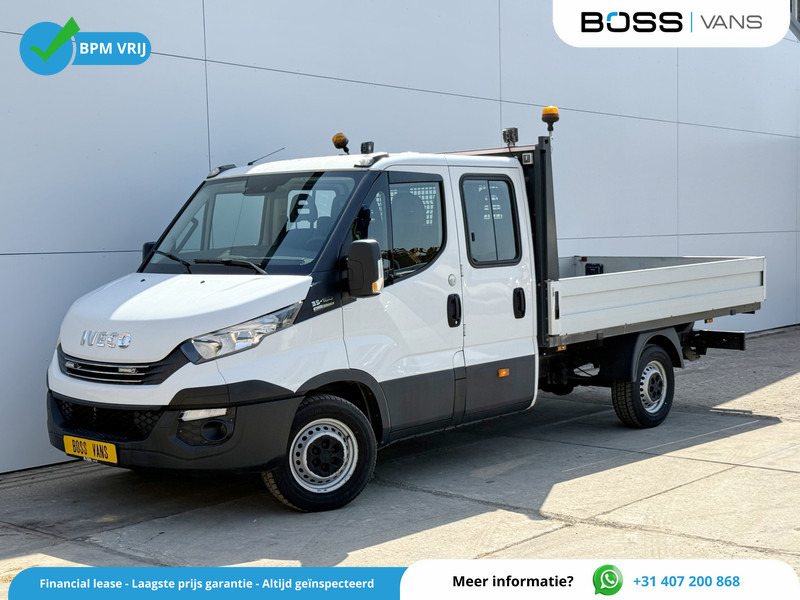 Iveco Daily 35S16 2.3 Automaat Dubbele Cabine Trekhaak 3.5t Climate Control 7 Zitplaatsen Standkachel DC - Бордови бус, Бус с двойна кабина: снимка 1 Iveco Daily 35S16 2.3 Automaat Dubbele Cabine Trekhaak 3.5t Climate Control 7 Zitplaatsen Standkachel DC - Бордови бус, Бус с двойна кабина: снимка 1