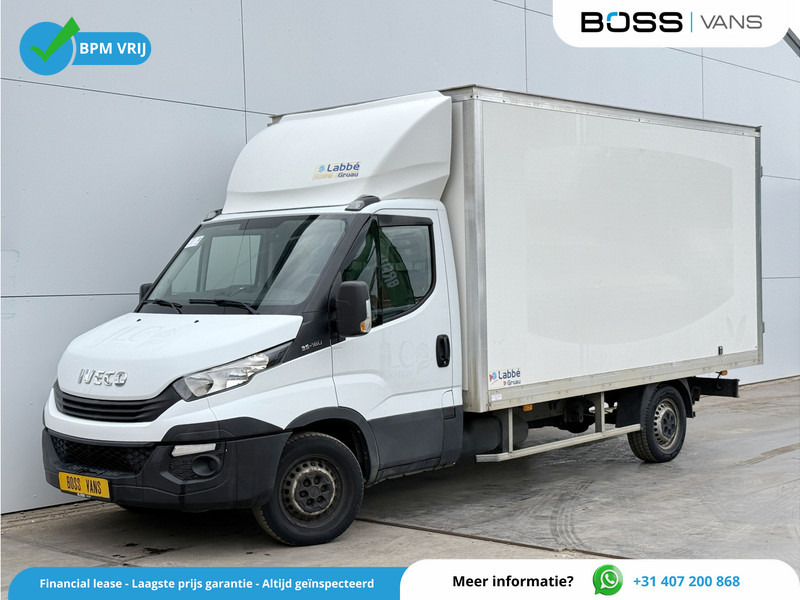 Iveco Daily 35S16 2.3 Bakwagen met achterdeur 3,5t Trekhaak Meubelbak Koffer Airco Cruise Control Camera - Лекотоварен автомобил фургон: снимка 1 Iveco Daily 35S16 2.3 Bakwagen met achterdeur 3,5t Trekhaak Meubelbak Koffer Airco Cruise Control Camera - Лекотоварен автомобил фургон: снимка 1