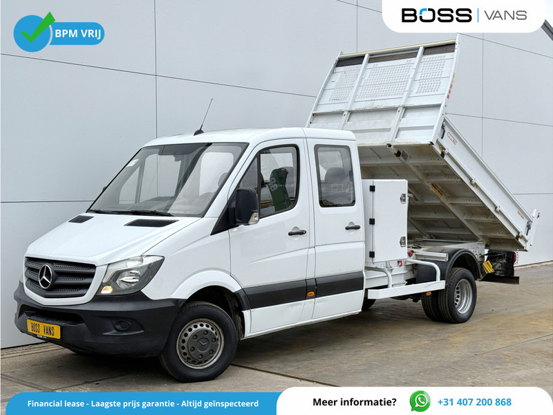 Mercedes-Benz Sprinter 514 2.2 CDI Kipper Dubbellucht Dubbele Cabine Climate Control Cruise Control Trekhaak 3.5t Tipper Benne DOKA - Бус самосвал, Бус с двойна кабина: снимка 1 Mercedes-Benz Sprinter 514 2.2 CDI Kipper Dubbellucht Dubbele Cabine Climate Control Cruise Control Trekhaak 3.5t Tipper Benne DOKA - Бус самосвал, Бус с двойна кабина: снимка 1
