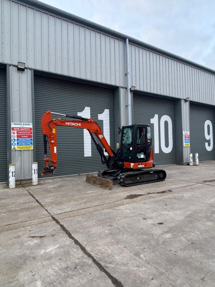 Hitachi ZX55U-6 CLR - Мини багер: снимка 1 Hitachi ZX55U-6 CLR - Мини багер: снимка 1