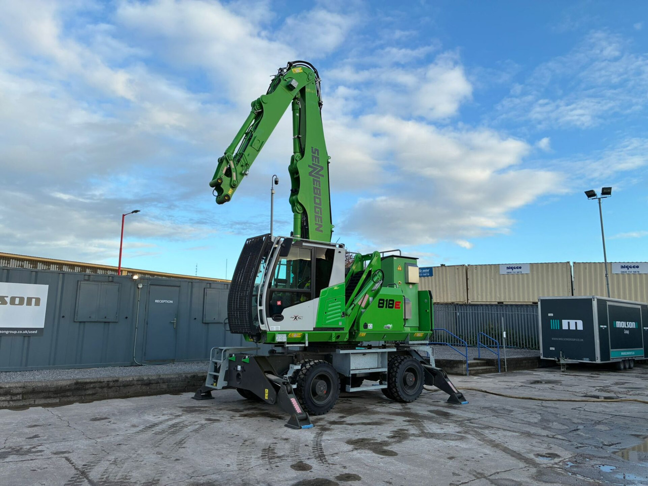 Sennebogen 818E Electric - Багер за манипулиране на материали: снимка 1 Sennebogen 818E Electric - Багер за манипулиране на материали: снимка 1