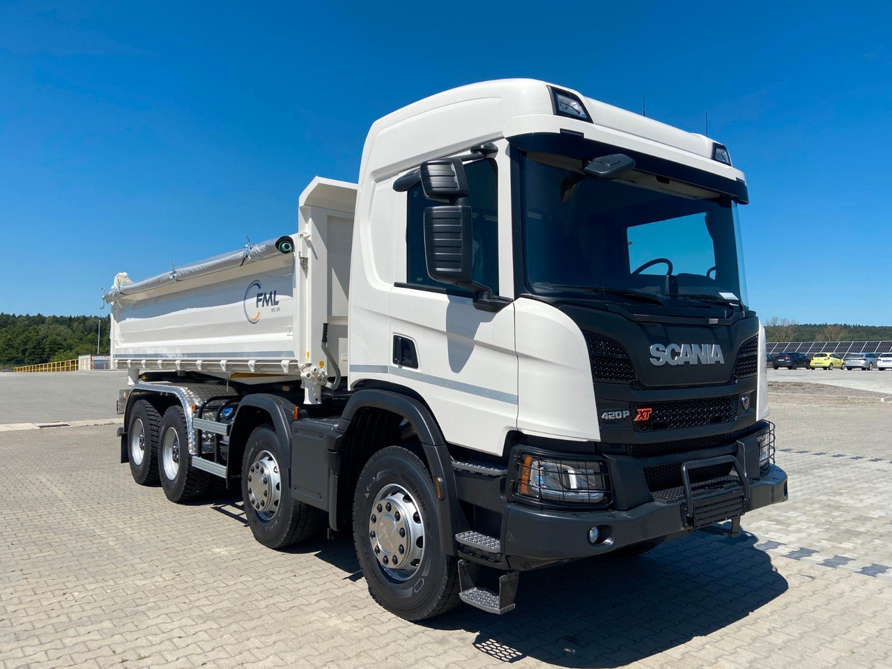 Scania P420 8x4 FML DREISEITENKIPPER - Самосвал камион: снимка 1 Scania P420 8x4 FML DREISEITENKIPPER - Самосвал камион: снимка 1