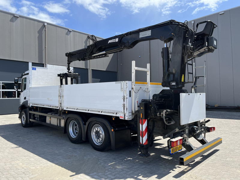 Mercedes-Benz ANTOS 2546 6X2 Bouwstoffenauto / Open laadbak vv KRAAN MKG HLK 221-3 met Palletklem - Бордови камион, Камион с кран: снимка 5 Mercedes-Benz ANTOS 2546 6X2 Bouwstoffenauto / Open laadbak vv KRAAN MKG HLK 221-3 met Palletklem - Бордови камион, Камион с кран: снимка 5