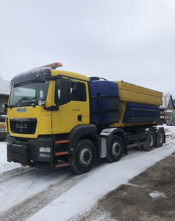 MAN TGS 32.360 8x4 piaskarka solarka schmidt euro5 pług - Комунална/ Специална техника, Камион: снимка 1 MAN TGS 32.360 8x4 piaskarka solarka schmidt euro5 pług - Комунална/ Специална техника, Камион: снимка 1