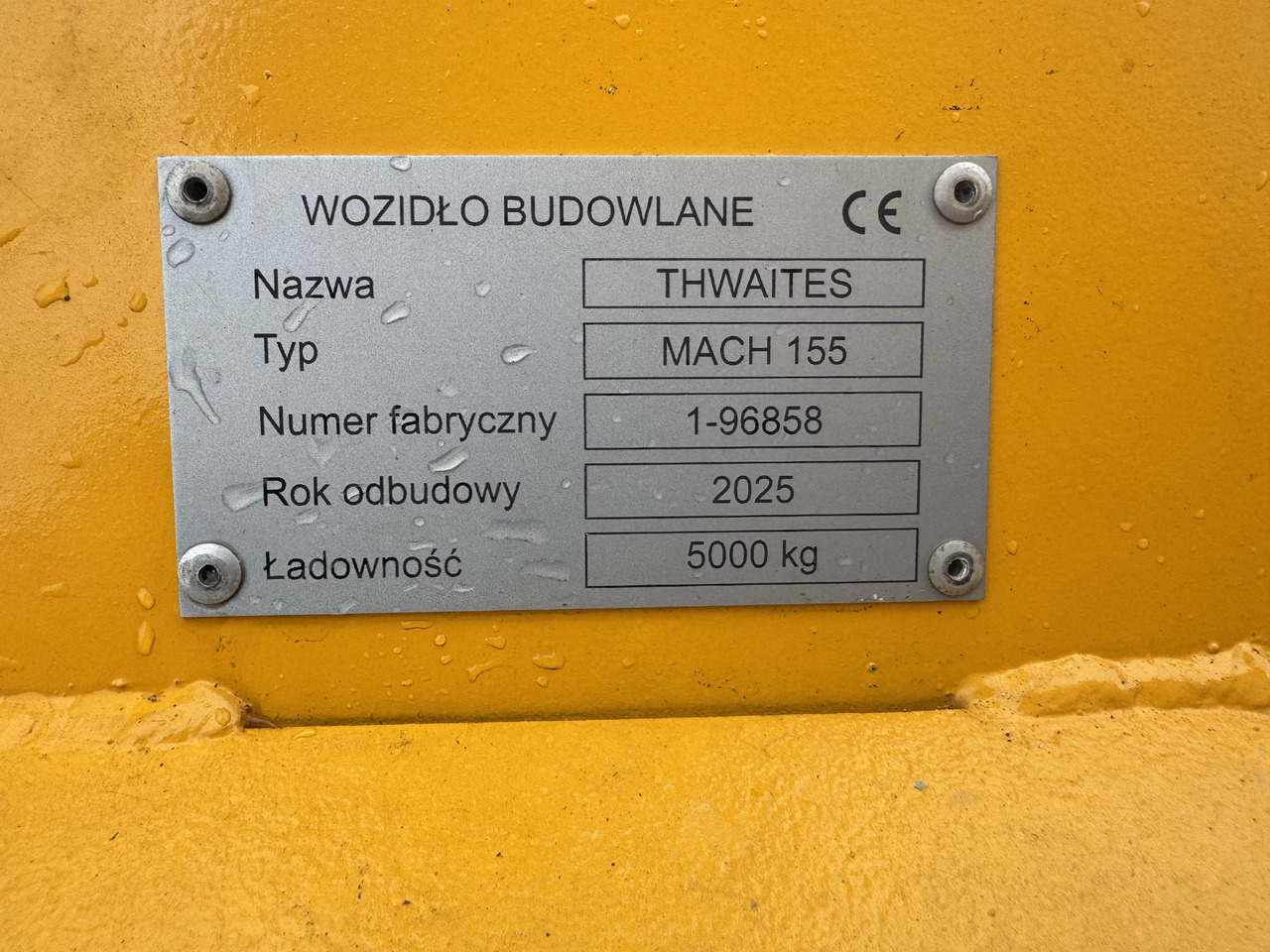 Самосвал Thwaites MACH 155 5 ton swivel dumper renewed: снимка 12