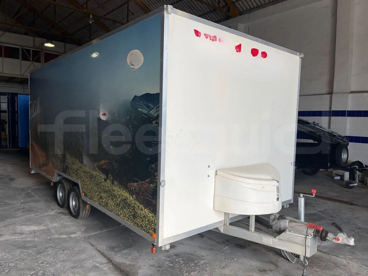 Tudela 0500 - Затворена каросерия ремарке: снимка 1 Tudela 0500 - Затворена каросерия ремарке: снимка 1