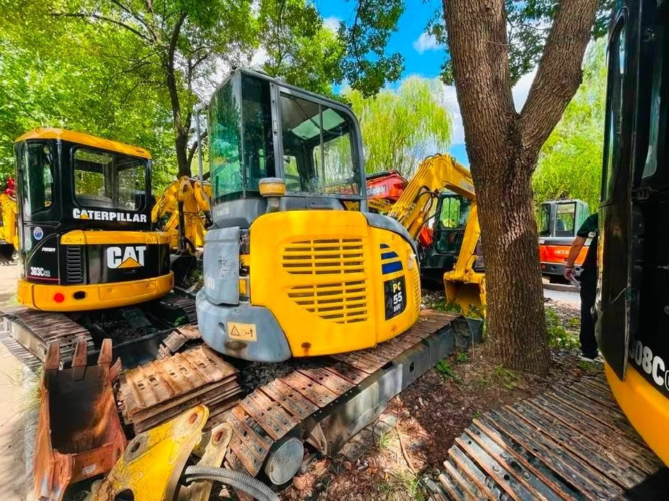 Komatsu PC55MR-2 - Мини багер: снимка 1 Komatsu PC55MR-2 - Мини багер: снимка 1