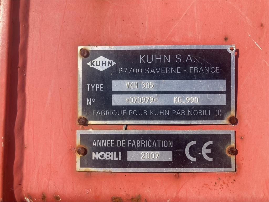 Kuhn VKM 305  - Косачка: снимка 4 Kuhn VKM 305  - Косачка: снимка 4