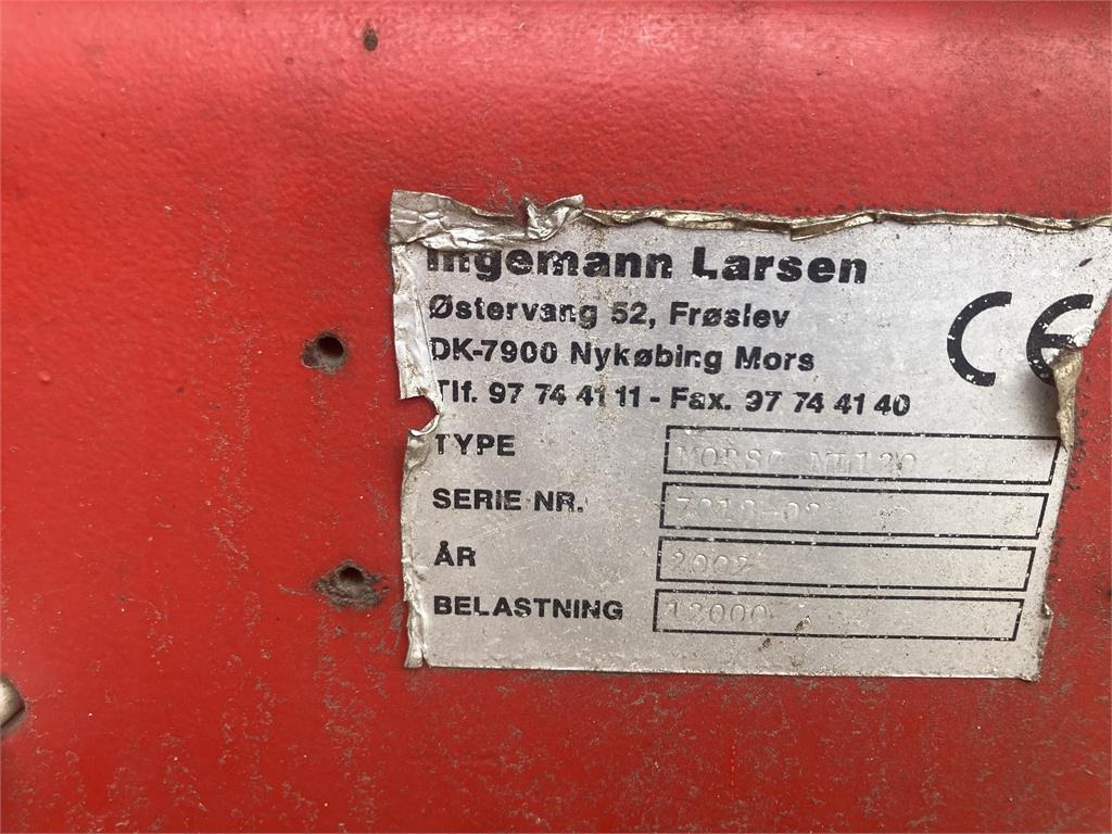 Morsø ML120 - Селскостопанско ремарке самосвал: снимка 3 Morsø ML120 - Селскостопанско ремарке самосвал: снимка 3