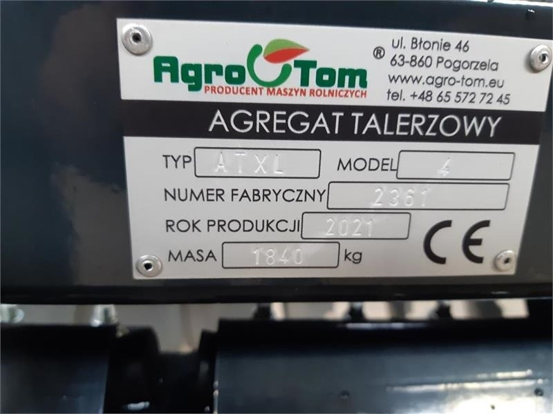 Agro - TOM XL 4 meter hd modellen - Дискова брана: снимка 3 Agro - TOM XL 4 meter hd modellen - Дискова брана: снимка 3