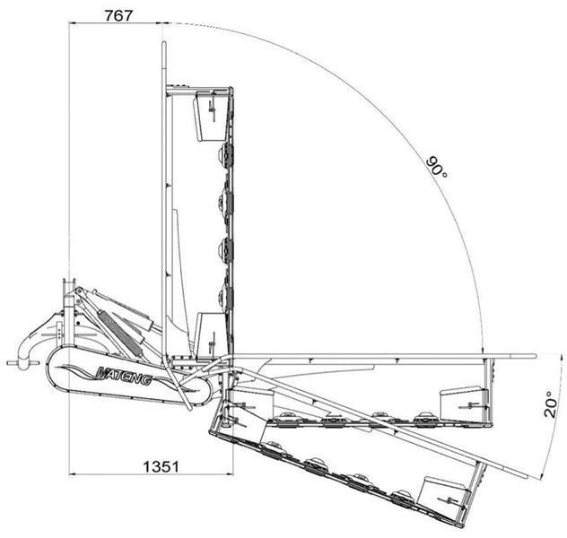 Dk-Tec SKIVEHØSTER DM1600 - 160 CM - Косачка: снимка 5 Dk-Tec SKIVEHØSTER DM1600 - 160 CM - Косачка: снимка 5