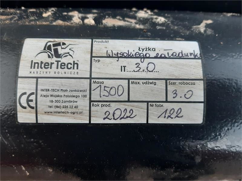 Inter-Tech højtipskovl inter-tech 3 meters - Кофа за товарач: снимка 4 Inter-Tech højtipskovl inter-tech 3 meters - Кофа за товарач: снимка 4