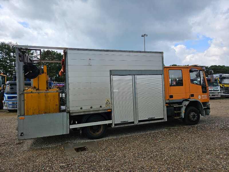 Iveco 120 // HMF 152-T2 // heatedcontainer - Камион с кран: снимка 1 Iveco 120 // HMF 152-T2 // heatedcontainer - Камион с кран: снимка 1