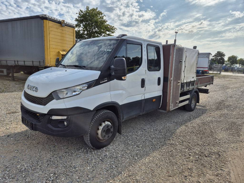 Iveco Daily 70c17 // med lad og presenning - Бордови камион: снимка 1 Iveco Daily 70c17 // med lad og presenning - Бордови камион: снимка 1