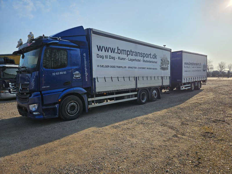 Камион с брезент Mercedes-Benz Actros 2540 L // Lift // Kærre // ACC: снимка 6