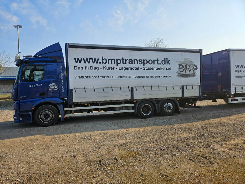 Камион с брезент Mercedes-Benz Actros 2540 L // Lift // Kærre // ACC: снимка 7