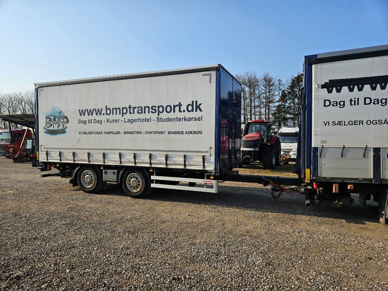 Plandex 2 akslet kærre med overkørsel og lift - Брезентово ремарке: снимка 4 Plandex 2 akslet kærre med overkørsel og lift - Брезентово ремарке: снимка 4