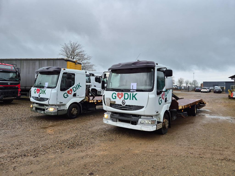 Renault 220 Machine/auto Transport and crane(2 stk) - Автовоз камион: снимка 1 Renault 220 Machine/auto Transport and crane(2 stk) - Автовоз камион: снимка 1