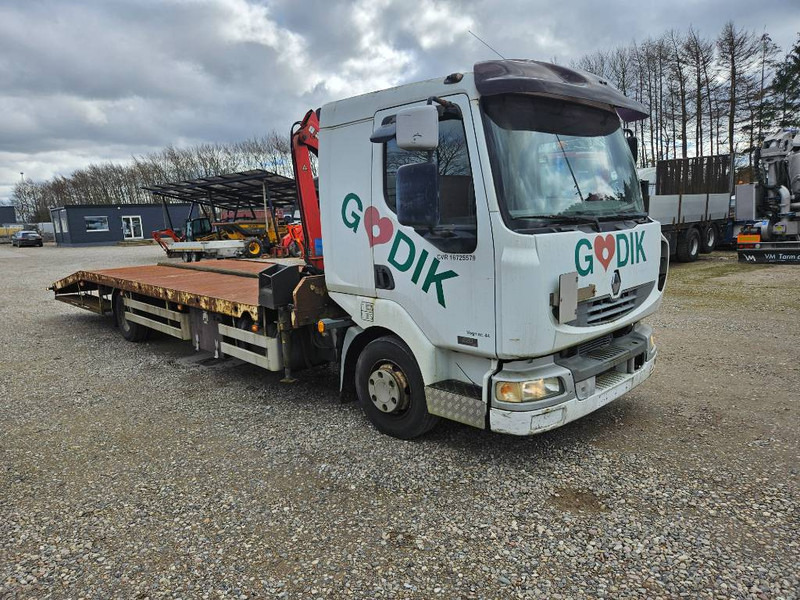 Renault Midlum 220 Machine/auto Transport and crane(2 stk) - Автовоз камион, Камион с кран: снимка 5 Renault Midlum 220 Machine/auto Transport and crane(2 stk) - Автовоз камион, Камион с кран: снимка 5